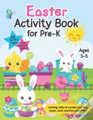 Easter Activity Book For Pre-K