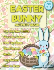 Capa do artigo Easter Bunny Activity Book Age 4-8