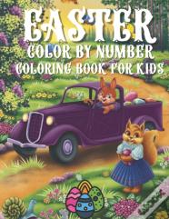Easter Color By Number Coloring Book For Kids