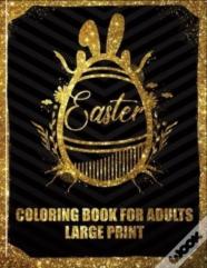 Easter Coloring Book For Adults Large Print