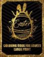 Easter Coloring Book For Adults Large Print - Preview