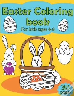 Capa do artigo Easter Coloring Book For Kids Ages 4-8, 30 Pages