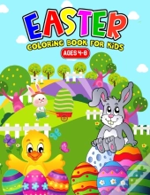 Easter Coloring Book For Kids Ages 4-8