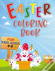 Easter Coloring Book For Kids Ages 4-8