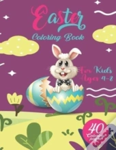 Easter Coloring Book For Kids Ages 4-8
