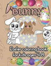 Easter Coloring Book For Kids Ages 4-8