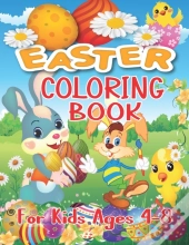 Easter Coloring Book For Kids Ages 4-8
