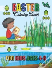 Easter Coloring Book For Kids Ages 4-8