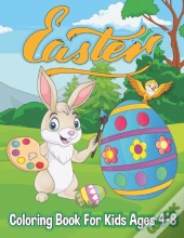 Easter Coloring Book For Kids Ages 4-8