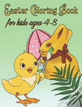 Easter Coloring Book For Kids Ages 4-8