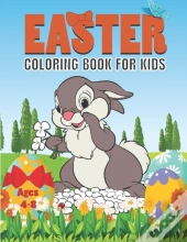 Easter Coloring Book For Kids Ages 4-8