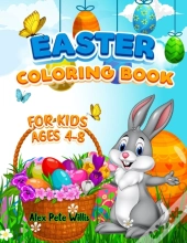 Easter Coloring Book For Kids Ages 4-8