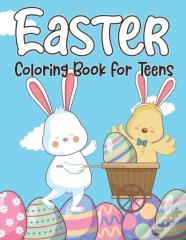 Easter Coloring Book For Teens