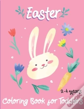 Easter Coloring Book For Toddlers 2-4 Years