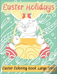 Easter Coloring Book Large Print