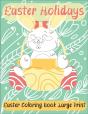 Easter Coloring Book Large Print - Preview