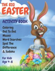 Easter Coloring, I Spy, Tracing & Scissor Skills Activity Book Age 3-5