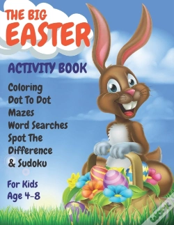 Capa do artigo Easter Coloring, I Spy, Tracing & Scissor Skills Activity Book Age 3-5