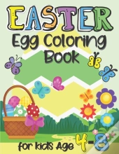 Easter Egg Coloring Book For Kids Age 4 - 8