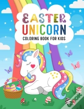 Easter Unicorn Coloring Book For Kids