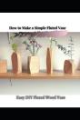 Easy Diy Fluted Wood Vase - Preview