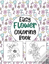 Easy Flower Coloring Book