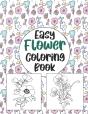 Easy Flower Coloring Book - Preview