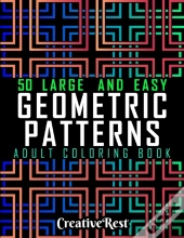 Easy Geometric Patterns Adult Coloring Book