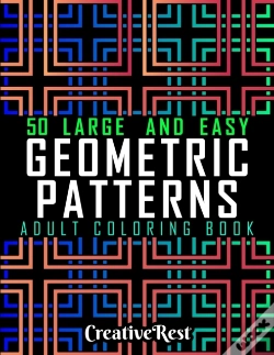 Capa do artigo Easy Geometric Patterns Adult Coloring Book