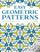 Easy Geometric Patterns Colouring Book (Volume 2)