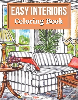 Capa do artigo Easy Interiors Coloring Book