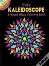 Easy Kaleidoscope Stained Glass Coloring Book