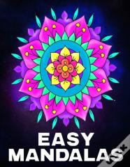Easy Mandalas Coloring Book