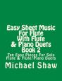 Easy Sheet Music For Flute With Flute & Piano Duets Book 2 - Preview