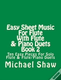 Capa do artigo Easy Sheet Music For Flute With Flute & Piano Duets Book 2