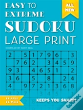 Easy To Extreme Sudoku Large Print (Blue)