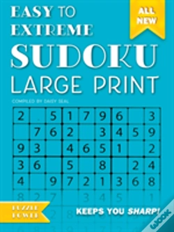 Capa do artigo Easy To Extreme Sudoku Large Print (Blue)