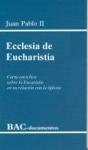 Ecclesia De Eucharistia. Carta Encíclica Sobre La Eucaristía En Su Relación Con La Iglesia - Preview