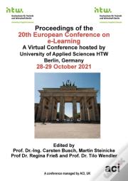 Ecel 2021 Proceedings Of The 20th European Conference On E-Learning
