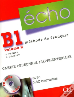 Capa do artigo Écho T.2 ; Niveau B1 ; Cahier Personnel D'Apprentissage