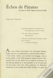 Capa do artigo Échos De Paramo ; Lecture De Juan Rulfo