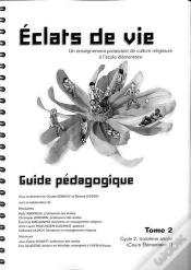 Capa do artigo Eclats De Vie Tome 2 - Guide Pédagogique