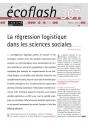 Ecoflash N 307 Avril 2016 La Regression Logistique  Dans Les Sciences Sociales - Preview