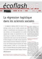 Capa do artigo Ecoflash N 307 Avril 2016 La Regression Logistique  Dans Les Sciences Sociales