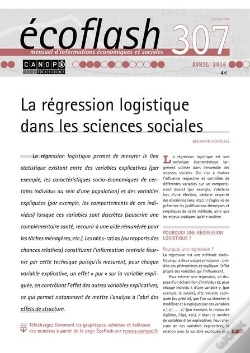 Capa do artigo Ecoflash N 307 Avril 2016 La Regression Logistique  Dans Les Sciences Sociales