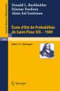 Ecole D'Ete De Probabilites De Saint-Flour Xix - 1989 - Preview