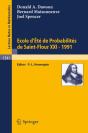 Ecole D'Ete De Probabilites De Saint-Flour Xxi - 1991 - Preview