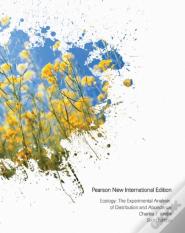 Ecology: The Experimental Analysis Of Distribution And Abundance