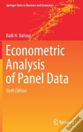 Econometric Analysis Of Panel Data