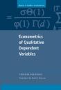 Econometrics Of Qualitative Dependent Variables - Preview